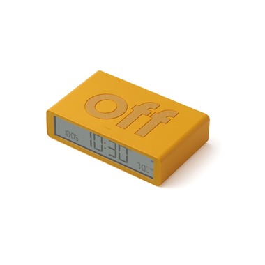 Lexon Digitalwecker Flip Classic Gelb