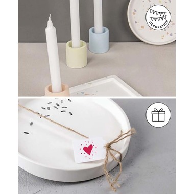 I AM CREATIVE Silikon Giessform 1704.17 Teelichthalter