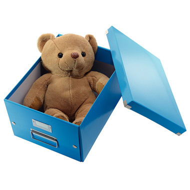 LEITZ Click&Store WOW Ablagebox M 60440036 blau 281x200x370mm