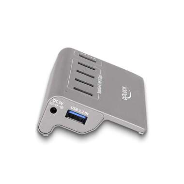 Delock USB-Hub 64182 USB 10 Gbps - 4x USB-A / 1x Porta di ricarica rapida