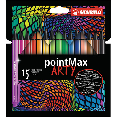 STABILO Penna Fibre pointMax Arty 488/15-1-20 15 pezzi ass.