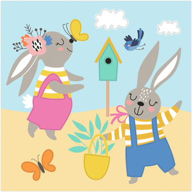 URSUS Bastelfilz Set 8800001F Happy Friends