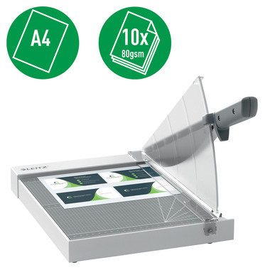 LEITZ massicot à levier 9019-00-00 Precision Home A4 / 10 feui.