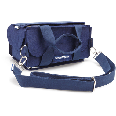 MAGNETOPLAN Moderatorentasche ecoAware 11123 blau, Filz, inkl. Zubehör