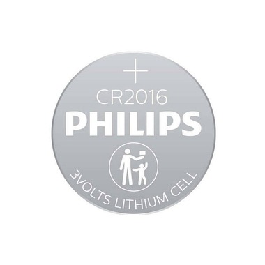 Philips Button Cell Lithium CR2016, 2 pieces