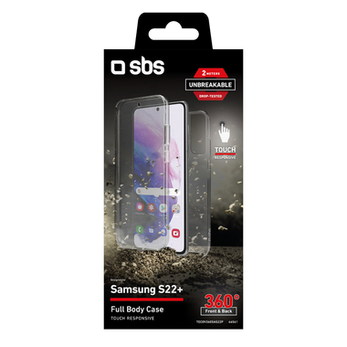 Coque 360° transparente pour Samsung Galaxy S22+