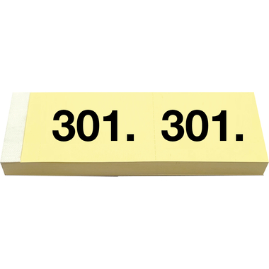 SIMPLEX Bloc vestiaire 301-400 13092 jaune 100 feuilles