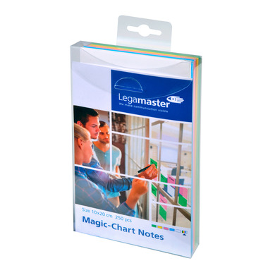 LEGAMASTER Magic-Chart Notes 10x20cm 7-159494 farbig ass. 250 Stück