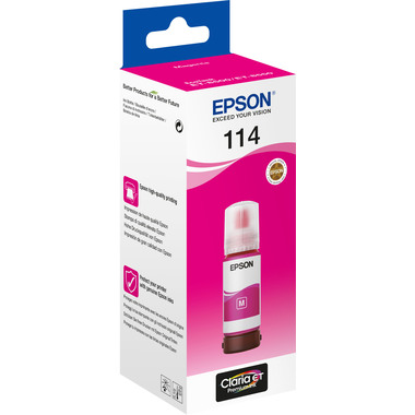 EPSON Flacone d'inch. 114 magenta T07B340 EcoTank ET-8500 6200 pagine