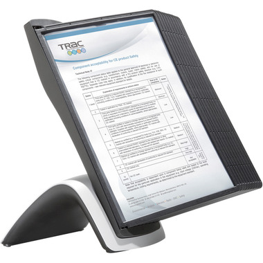 DURABLE Système d.présent.SHERPA Style 585501 noir, avec 10 pochettes A4