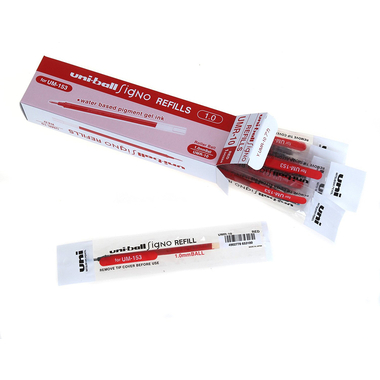 UNI-BALL Roller Mine 1mm UMR-10 RED rouge, pour Signo-Broad UM153