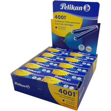 PELIKAN Tinte 4001 GTP/5 310748 königsblau, löschbar 5 Stück