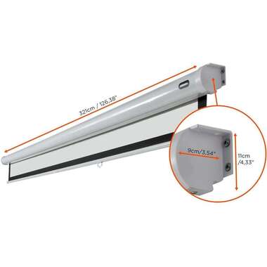 Celexon Rollo-Leinwand Eco 300x300cm 1:1