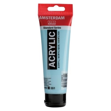 AMSTERDAM Peinture acrylique 120ml 17095512 bleu 551
