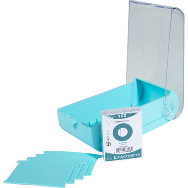 EXACOMPTA Schedario Bunny Box A7 5346323D verde pastel 13.2x8.5x25cm