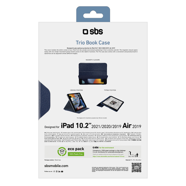 Étui pour iPad 10.2" 2021/2020/2019 avec support