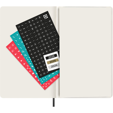 MOLESKINE Agenda Classic Large 2026 DSB12DC3Y26 1J/1P noir SC 13x21cm