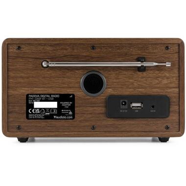 Audizio DAB+ Radio Padova Brown/Black