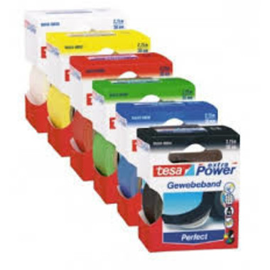 TESA Extra Power Perfect 2.75mx38mm 563430003 Ruban textil. jaune