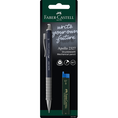 FABER-CASTELL Druckbleistift Apollo 232799 mit Mine, ass.