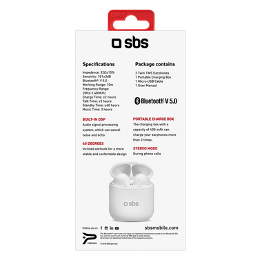 Écouteurs Bluetooth avec station de recharge