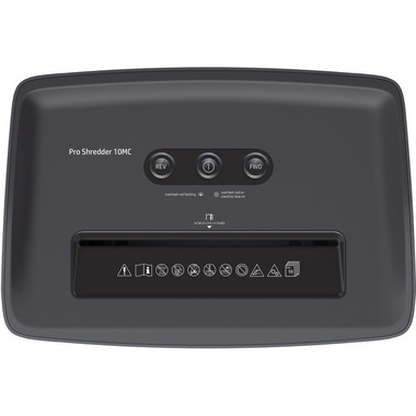 HP Aktenvernichter 10MC 2812 schwarz