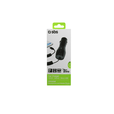 Car charger 500 mAh with cable, micro USB connector
