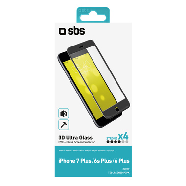 Protection écran en verre 3D pour iPhone 7 Plus