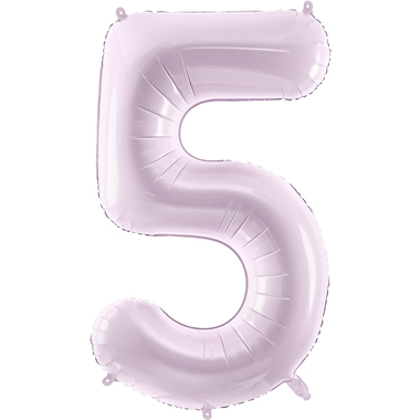 PARTYDECO Folienballon Ziffer 5 72cm FB230G-5-014 lila