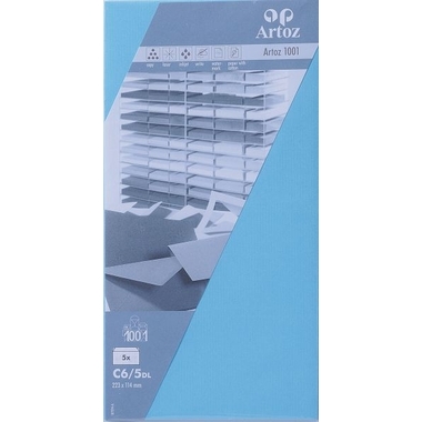 ARTOZ Enveloppes 1001 C6/5 107294183 100g, azur 5 pcs.