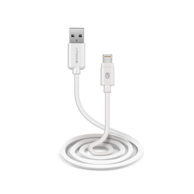 Cable for charging, synchronization and data transfer with 2.0 USB and Lightning connectors, length: 1.5 m.
