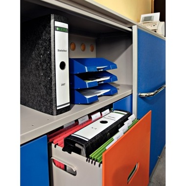 LEITZ Hängeordner RB80 8cm 18210000 schwarz A4