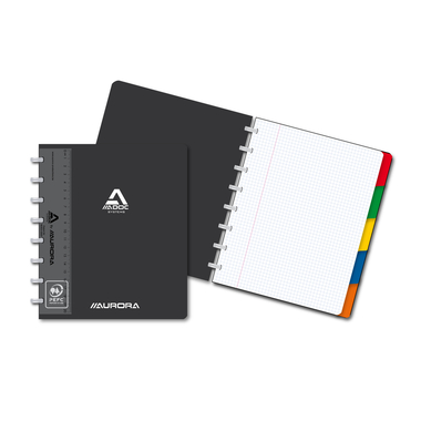 ADOC Classificatore ad annelli A5 4845.607 quadrettato 72 fogli