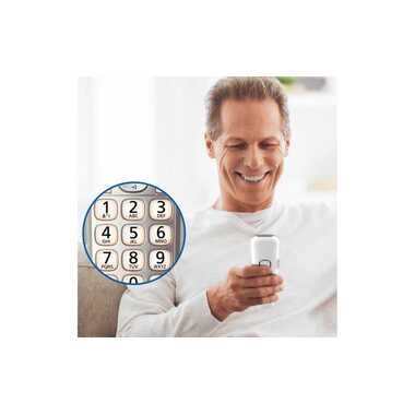 Panasonic Schnurlostelefon KX-TGE250SLN Champagner