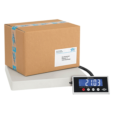 WEDO Paketwaage Paket 100 Plus 507610010 Tragkraft bis 100Kg 40x40x5cm