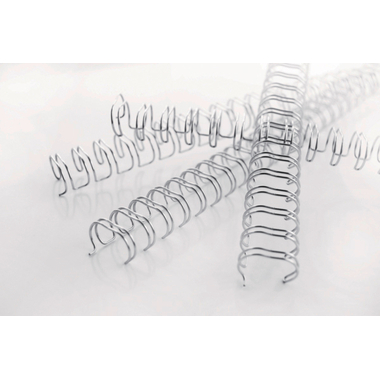 GBC Drahtbinderücken 6mm A4 RG810410 schwarz, 34 Ringe 100 Stück