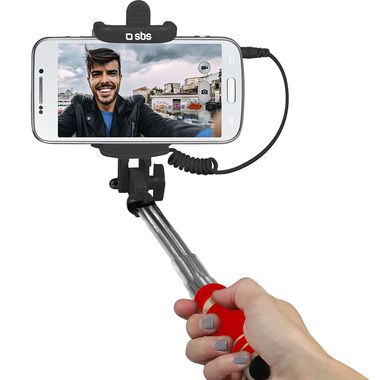 Perche à Selfies avec câble jack universel 3,5 mm