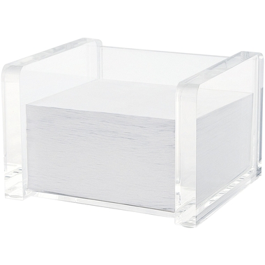 WEDO Zettelbox CRISTALLIC 607016 11.6x7.5x9.9cm 500 Bl. Acryl