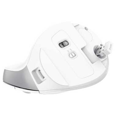 Trust Ergonomische Maus Bayo II Weiss