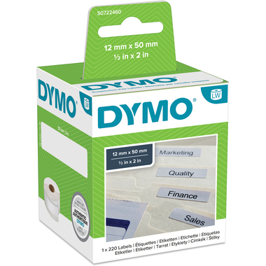 DYMO Etiketten für Hängeablage S0722460 perm.50x12mm 220 Stück