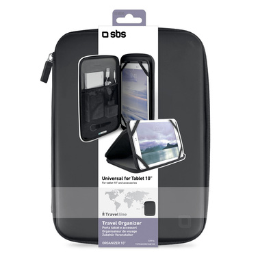 Universelle Reisetasche für das Tablet und Zubehör