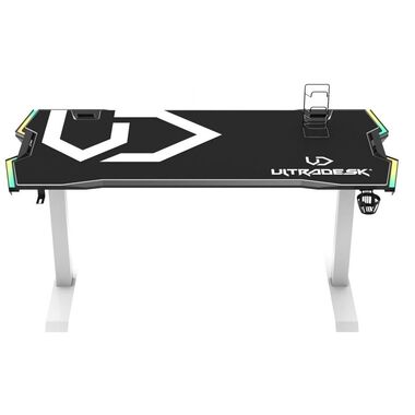 Ultradesk Gaming Tisch Force Weiss