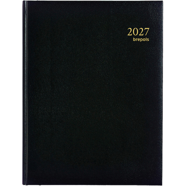 BREPOLS Agenda Ambassador Lima 2027 0.116.1256 1J/1P noir 17x22cm