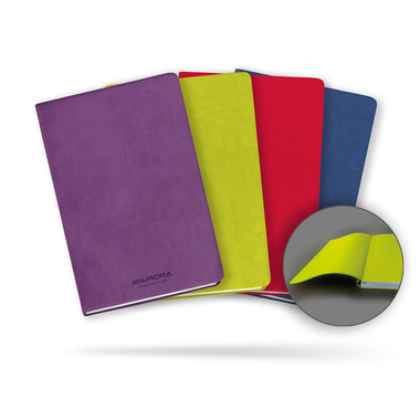 AURORA Taccuino softcover A5 2396CA assortiti, rigati 192 pagine