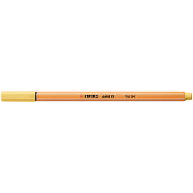 STABILO Fineliner Point 88 0.4mm 88/23 hellgelb
