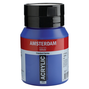 AMSTERDAM Acrylfarbe 500ml 17725702 Phthaloblau 570
