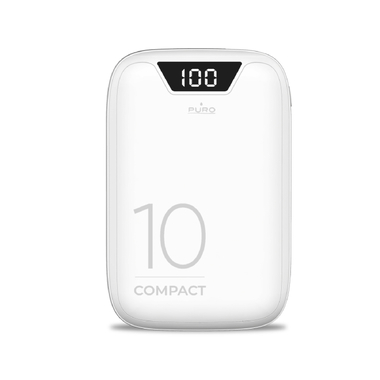 Power Bank Compact Display 10000 mAh Fast Charger | Puro 