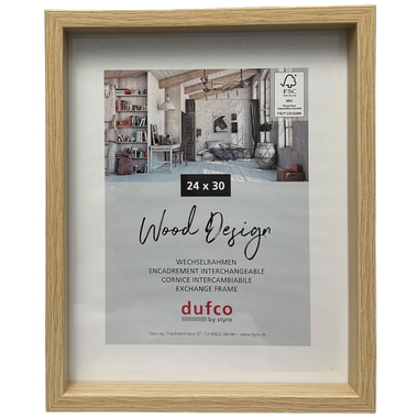 DUFCO Holz-Bilderrahmen 24x30cm 1610.80986 Fuji natur