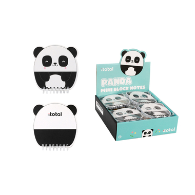 I-TOTAL Mini bloc-notes 11.7x11cm XL1840J Panda