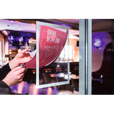 DURABLE Duraframe SUN A4 484123 aderente, nero 2 pezzi